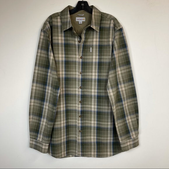 ❗️Carhartt Plaid Relaxed Button Shirt - Picture 2 of 9